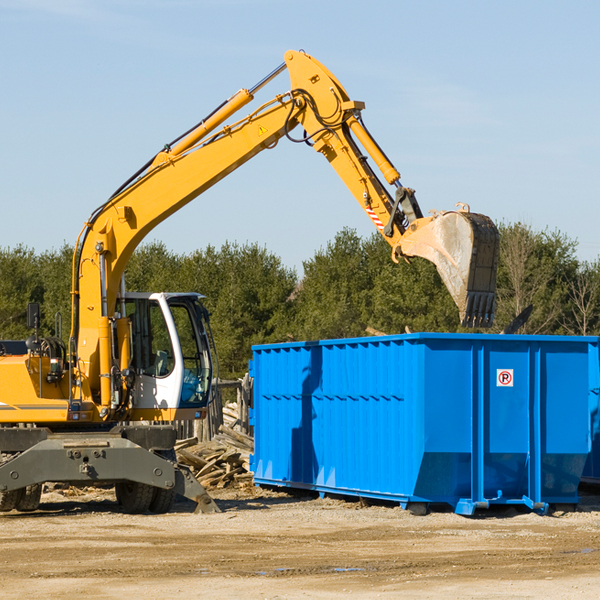 how many times can i have a residential dumpster rental emptied in Bellville Texas